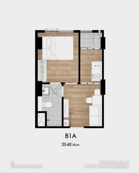 Atmoz Oasis Onnut, Bangkok, Soi On Nut 66/1, On Nut Road, Suan Luang, Bangkok, 1 Bedroom, 25 sqm, Condo For Rent, by Holtop Property, 500470870 - DDproperty.com