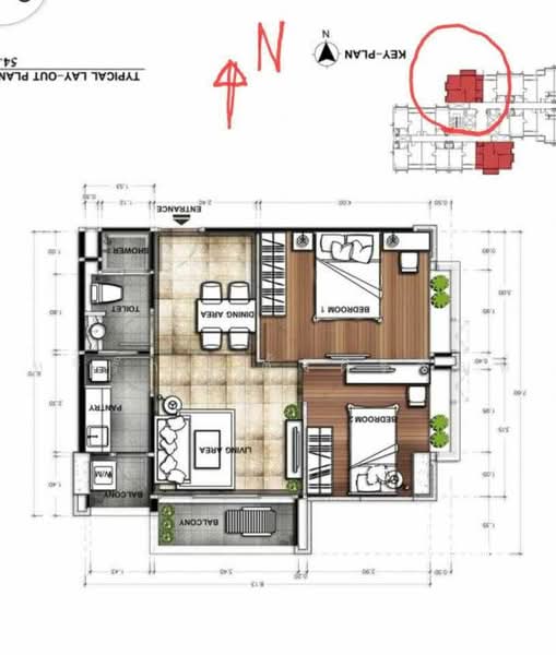 TC Green Rama 9, Bangkok, Rama 9 Road, Huai Khwang, Bangkok, 2 Bedrooms, 57 sqm, Condo For Sale, by หริรักษ์ ตั้งติรวัฒน์, 500471082 - DDproperty.com