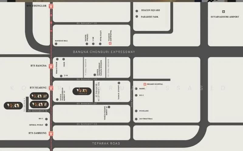 Very Lasalle, Bangkok, 242 Soi Lasalle 24, Bang Na, Bangkok, 2 Bedrooms, 73 sqm, Condo For Rent, by Komkrit Arunvessased, 500471243 - DDproperty.com
