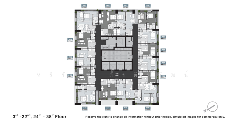 Noble Around Ari, Bangkok, 312 Phahon Yothin Rd, Samsen Nai, Phaya Thai, Bangkok, Studio, 27 sqm, Condo For Sale, by หริรักษ์ ตั้งติรวัฒน์, 500471272 - DDproperty.com