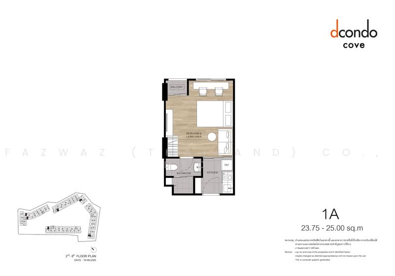 dcondo Cove Phuket, Phuket, วิชิตสงคราม, Kathu, Phuket, 1 Bedroom, 28 sqm, Condo For Sale, by Fazwaz (Thailand) Co., Ltd., 500471551 - DDproperty.com