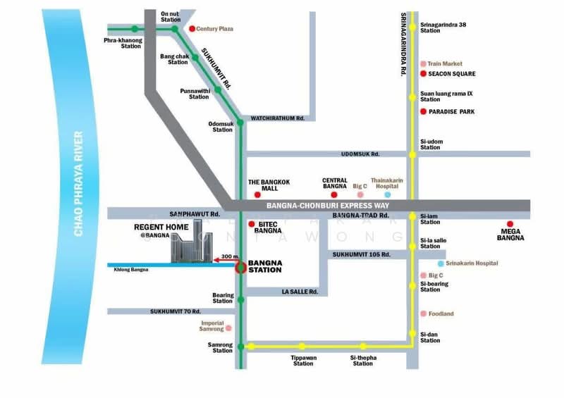Regent Home Bangna, Bangkok, Sanphawut Road, Bang Na Tai, Bang Na, Bangkok, 1 Bedroom, 28 sqm, Condo For Rent, by Praewpakar Soontawong, 500472166 - DDproperty.com
