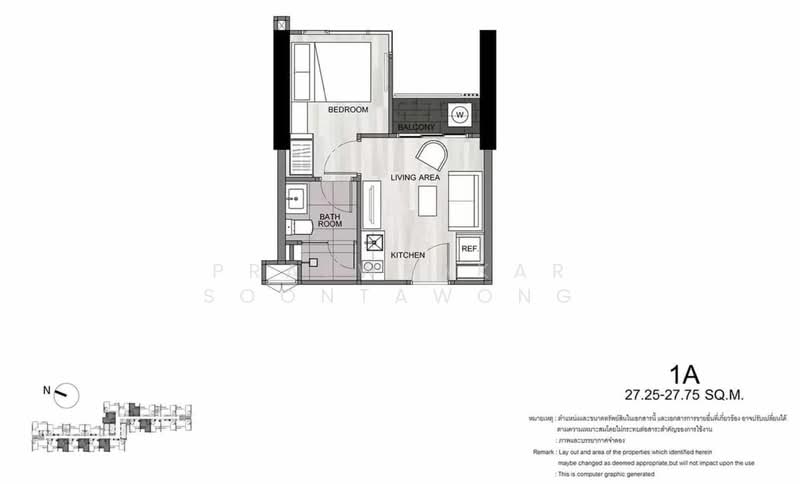 The Line Sukhumvit 101, Bangkok, 3009 Sukhumvit 101 Road, Bang Chak, Phra Khanong, Bangkok, 1 Bedroom, 28 sqm, Condo For Rent, by Praewpakar Soontawong, 500472203 - DDproperty.com