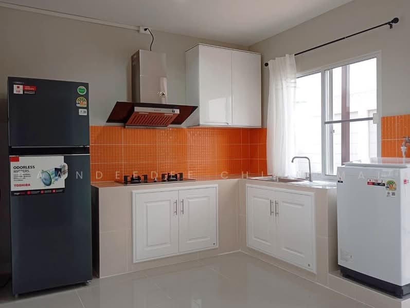 A house for rent near Lanna International School, Chiang Mai Rental Price:22,000THB/month No.14H1118, Chiang Mai, San Phak Wan, Hang Dong, Chiang Mai, 3 Bedrooms, 152 sqm, Single Detached House For Rent, by Baandeedee Chiangmai, 500472577 - DDproperty.com