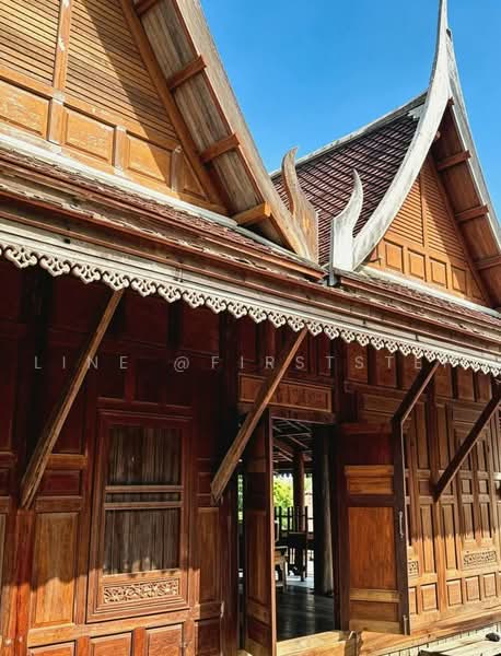 บ้านเรือนไทยโบราณอายุ 100 ปี ริมแม่น้ำ จังหวัดสุพรรณบุรี ประเทศไทย, สุพรรณบุรี, บางปลาม้า, สุพรรณบุรี, 1 ตร.ม., บ้านเดี่ยว ขาย, โดย LINE @firststep, 500472609 - DDproperty.com