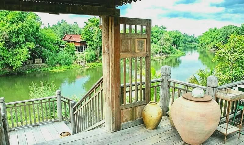 100-Year-Old Thai Heritage House Waterfront, Suphan Buri, Thailand, Suphan Buri, Bang Pla Ma, Suphan Buri, 5 Bedrooms, 1 sqm, Single Detached House For Sale, by LINE @firststep, 500472609 - DDproperty.com
