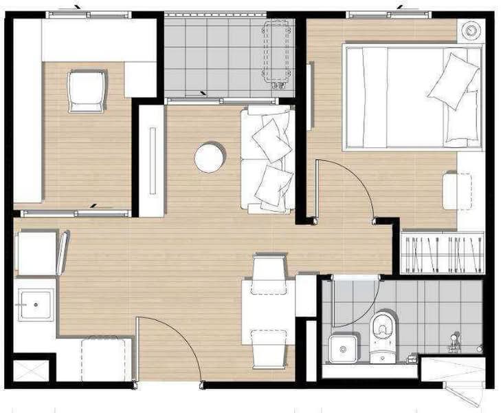 Plum Condo Chokchai 4, Bangkok, Chokchai 4 Road, Lat Phrao, Bangkok, 2 Bedrooms, 35 sqm, Condo For Sale, by ณัฐยา ศิริฐานนท์, 500472622 - DDproperty.com