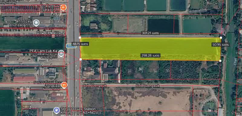 ขายที่ดิน ตรงข้ามการไฟฟ้าฯ ลำลูกกา คลอง 7 เนื้อที่ 8 ไร่ 3 งาน 14.8 ตร.ว, Pathum Thani, Bung Kham Proi, Lam Luk Ka, Pathum Thani, , 14,056 sqm, Land For Sale, by อนันต์ อัมรินทร์, 500472891 - DDproperty.com