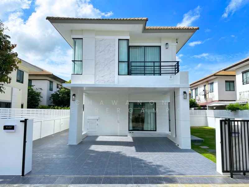 Baan Fah Piyarom Nesto, Pathum Thani, Lam Luk Ka Road, Bung Kham Proi, Lam Luk Ka, Pathum Thani, 3 Bedrooms, 160 sqm, Single Detached House For Sale, by Chawanon Khemrergampon, 500474115 - DDproperty.com