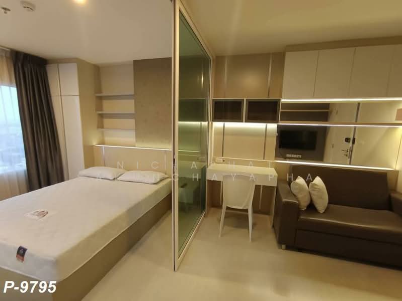 Aspire Erawan, Samut Prakan, Sukhumvit, Pak Nam, Muang Samut Prakarn, Samut Prakan, 1 Bedroom, 30 sqm, Condo For Rent, by Nichaphat Sakunchayapha, 500474417 - DDproperty.com