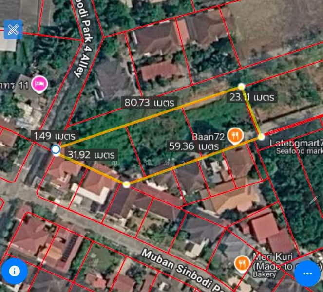 Land for Rent – Soi Pracha Uthit 72, Soi Ruamjai, 438 sq.wah, Bangkok, Thung Khru, Bangkok, , 1,752 sqm, Land For Rent, by คุณ ณิชาภา, 500474419 - DDproperty.com