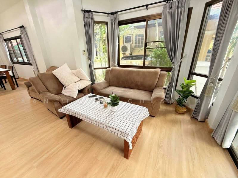 A house for rent near Panyaden International School, Rental Price: 18,000 THB / month No.14H1119, Chiang Mai, Hang Dong, Chiang Mai, 3 Bedrooms, 110 sqm, Single Detached House For Rent, by Baandeedee Chiangmai, 500474443 - DDproperty.com