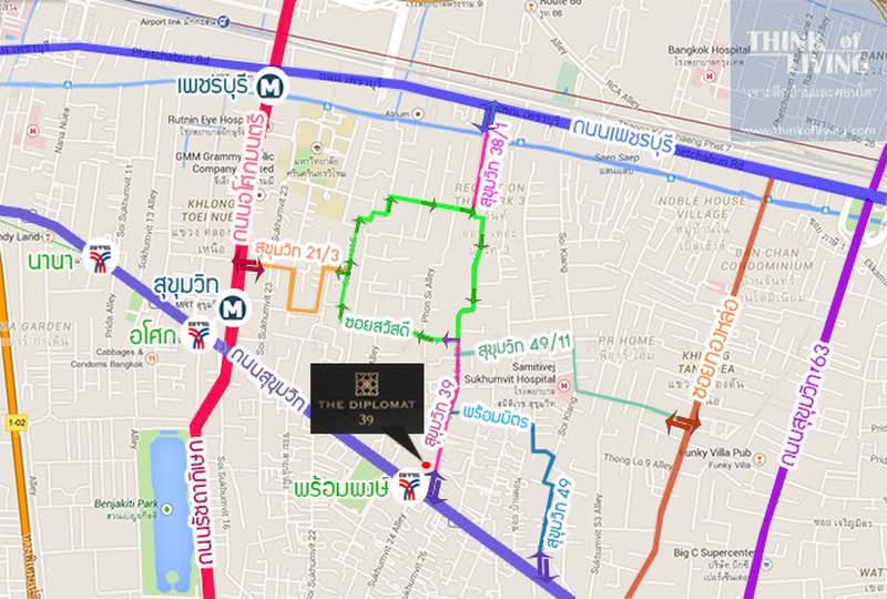 The Diplomat 39 : เดอะ ดิโพลแมท 39, กรุงเทพ, 18 ซอยสุขุมวิท 39 ถนนุขุมวิท, คลองตันเหนือ, วัฒนา, กรุงเทพ, 92 ตร.ม., คอนโด ขาย, โดย ปิยภูมิ ศรไพศาล, 500474592 - DDproperty.com