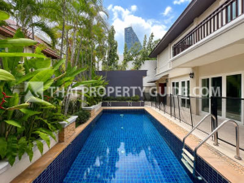 Private Pool House for Rent, Bangkok, Phra Kanong Nua, Watthana, Bangkok, 4 Bedrooms, 450 sqm, Single Detached House For Rent, by Khun Nita, 500475551 - DDproperty.com