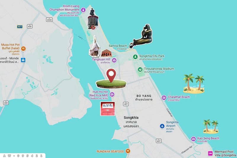 ที่ดินบ่อยาง ย่านเมืองเก่าสงขลา 125.5 ตร.ว. สงขลา ติดท่าเทียบเรือเทเวศร์บริรักษ์ AW-095421, สงขลา, บ่อยาง, เมืองสงขลา, สงขลา, 500 ตร.ม., ที่ดิน ขาย, โดย เบ็ญจวริณ ภัคเวทพิสิษฐ์(เบ็ญ), 500475917 - DDproperty.com
