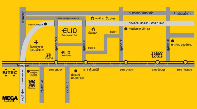 Elio Sukhumvit 64 : เอลลิโอ สุขุมวิท 64, กรุงเทพ, 99 ซอยสุขุมวิท 64, บางจาก, พระโขนง, กรุงเทพ, 22 ตร.ม., คอนโด ให้เช่า, โดย Sirithong Saetang, 500475922 - DDproperty.com