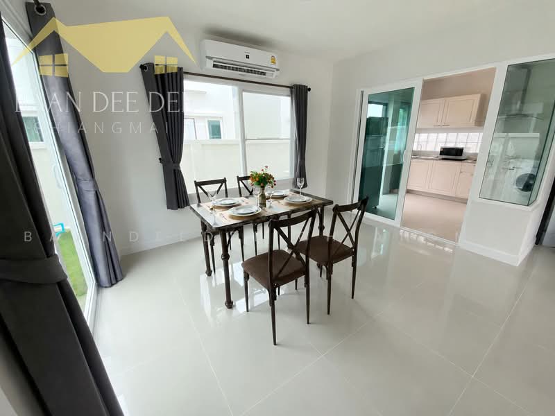 A house for rent near Central Plaza Chiangmai Airport, Rental Price: 24,000 THB / month No.9H189, Chiang Mai, Pa Daet, Muang Chiang Mai, Chiang Mai, 3 Bedrooms, 122 sqm, Single Detached House For Rent, by Baandeedee Chiangmai, 500476003 - DDproperty.com