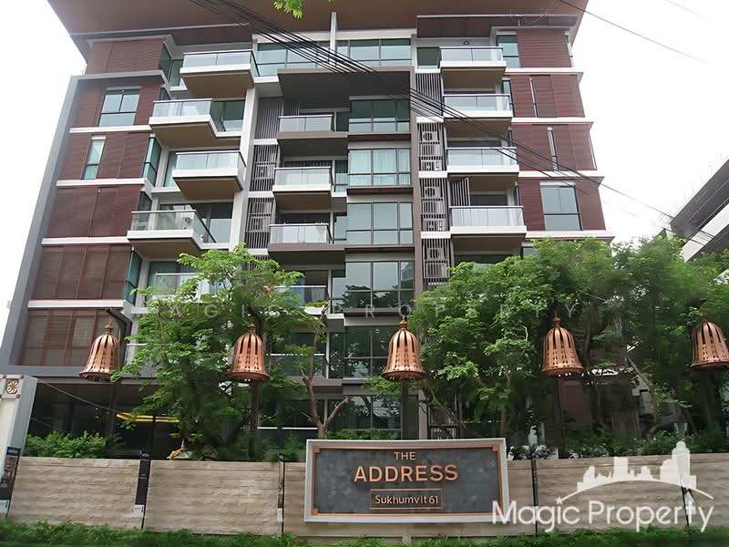 The Address Sukhumvit 61, Bangkok, 22 Soi Sukhumvit 61 Sukhumvit Road, Khlong Tan Nua, Watthana, Bangkok, 2 Bedrooms, 114 sqm, Condo For Rent, by Magic Property, 500476519 - DDproperty.com