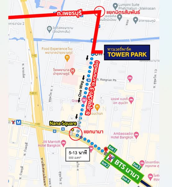 Tower Park, Bangkok, 88 Soi Sukhumvit 3, Sukhumvit Road, Khlongtoei Nua, Watthana, Bangkok, 3 Bedrooms, 285 sqm, Condo For Rent, by Sirithong Saetang, 500476930 - DDproperty.com