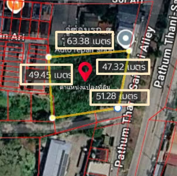 ขายที่ดินปทุมธานี แปลงมุม อำเภอเมือง ถนนปทุมธานีสายใน, ปทุมธานี, บางขะแยง, เมืองปทุมธานี, ปทุมธานี, 2,720 ตร.ม., ที่ดิน ขาย, โดย ERA Thailand, 500476937 - DDproperty.com