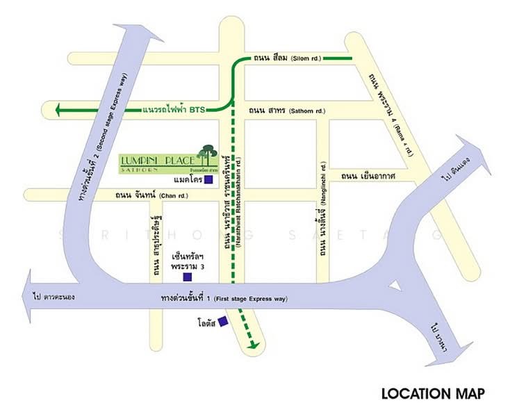 Lumpini Place Sathorn, Bangkok, 124 Naradhiwas Rajanagarindra Rd, Thung Wat Don, Sathon, Bangkok, Studio, 30 sqm, Condo For Rent, by Sirithong Saetang, 500477182 - DDproperty.com