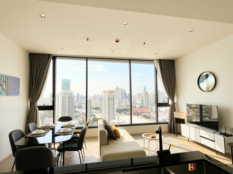 Chapter Charoennakhon–Riverside, Bangkok, Charoennakorn Road, Bang Lam Phu Lang, Khlong San, Bangkok, 2 Bedrooms, 68 sqm, Condo For Rent, by Nicha Peerakittikul, 500477593 - DDproperty.com