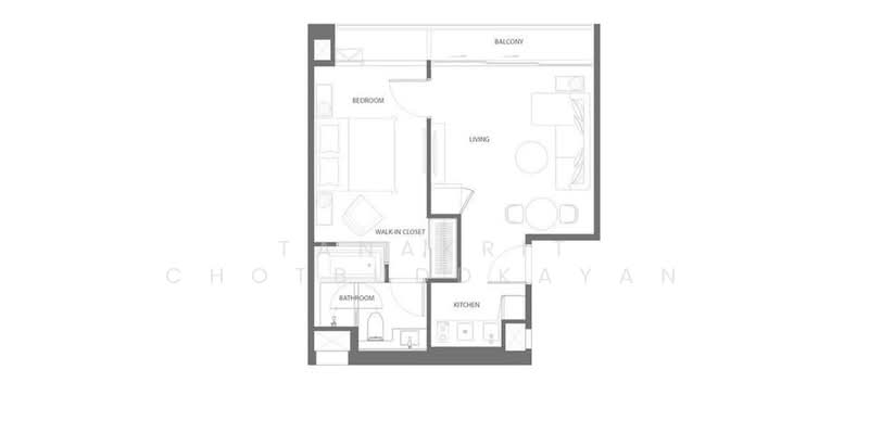 The Strand Thonglor, Bangkok, 36 Soi Sukhumvit 55, Khlong Tan Nua, Watthana, Bangkok, 1 Bedroom, 48 sqm, Condo For Sale, by Tanakrit Chotbuddkayan, 500477624 - DDproperty.com