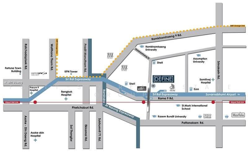 Nirvana Define Rama 9, Bangkok, Soi Thavornthawat 1, Suan Luang, Bangkok, 3 Bedrooms, 230 sqm, Townhouse For Rent, by Forty-Six Real Estate Group, 500477853 - DDproperty.com