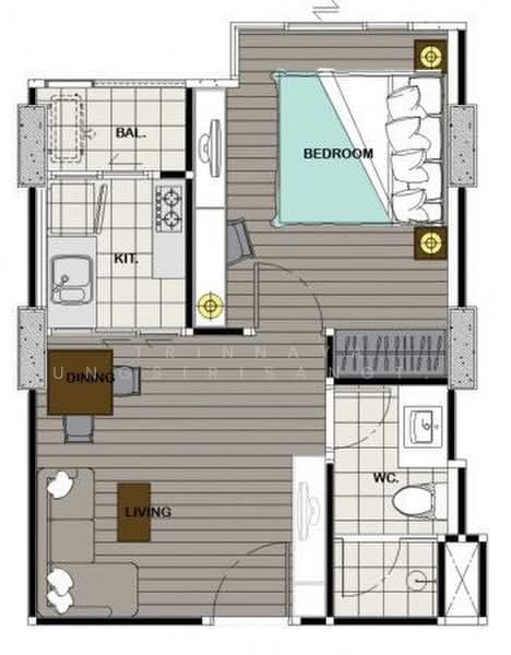 The President Sathorn-Ratchapruek 2, Bangkok, 285 Petchkasem Road, Pak Khlong Phasi Charoen, Phasi Charoen, Bangkok, 1 Bedroom, 34 sqm, Condo For Sale, by Trinnaya Dungsirisangthong, 500477952 - DDproperty.com