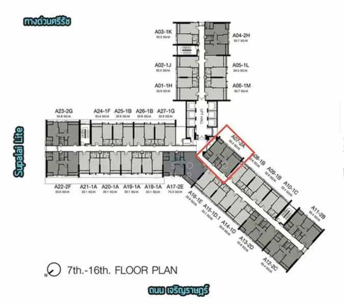 The Key Sathorn-Charoenraj : เดอะ คีย์ สาทร – เจริญราษฎร์, กรุงเทพ, 3725-4334 ถนนเจริญราษฎร์, บางโคล่, บางคอแหลม, กรุงเทพ, 55 ตร.ม., คอนโด ขาย, โดย Khemasooch Chiraburanan, 500478127 - DDproperty.com
