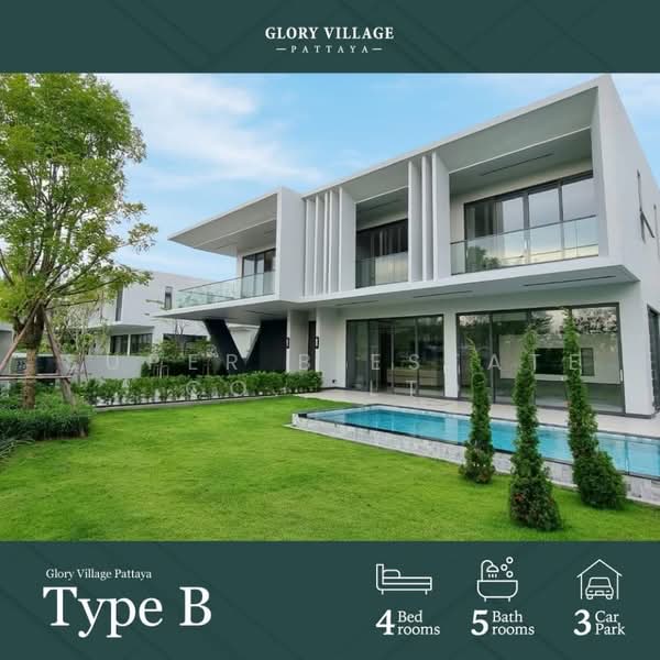 Glory Village Pattaya, Chon Buri (Pattaya), Huai Yai, Bang Lamung (Pattaya), Chon Buri (Pattaya), 3 Bedrooms, 450 sqm, Single Detached House For Sale, by Super B Estate Co., Ltd, 500478176 - DDproperty.com