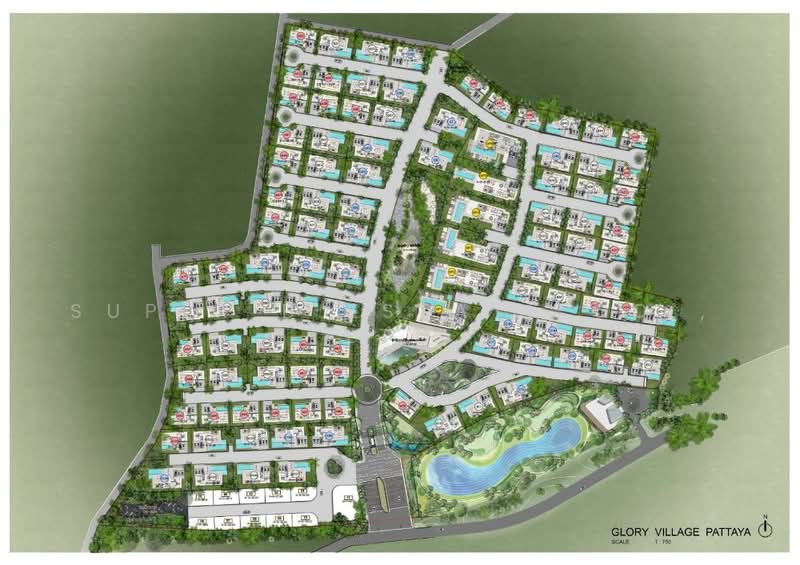 Glory Village Pattaya, Chon Buri (Pattaya), Huai Yai, Bang Lamung (Pattaya), Chon Buri (Pattaya), 3 Bedrooms, 450 sqm, Single Detached House For Sale, by Super B Estate Co., Ltd, 500478176 - DDproperty.com
