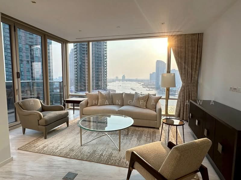 Four Seasons Private Residences, Bangkok, 300 Charoen Krung Road, Yan Nawa, Sathon, Bangkok, 2 Bedrooms, 115 sqm, Condo For Rent, by Kanin Thangpanyawa, 500478616 - DDproperty.com