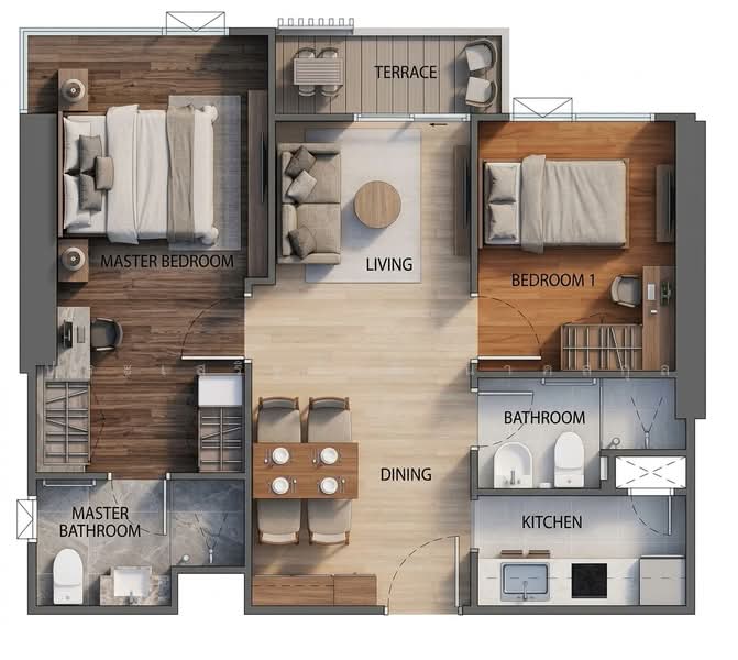 The Stage Taopoon Interchange, Bangkok, 318 Pracharat Road 2, Bang Sue, Bangkok, 2 Bedrooms, 57 sqm, Condo For Sale, by ประเสริฐศักดิ์ นาคสกุล, 500479192 - DDproperty.com