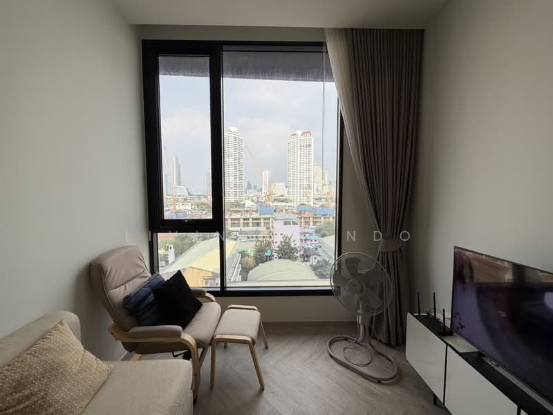 Chapter Charoennakhon–Riverside, Bangkok, Charoennakorn Road, Bang Lam Phu Lang, Khlong San, Bangkok, 1 Bedroom, 34 sqm, Condo For Rent, by Living Condo, 500479535 - DDproperty.com