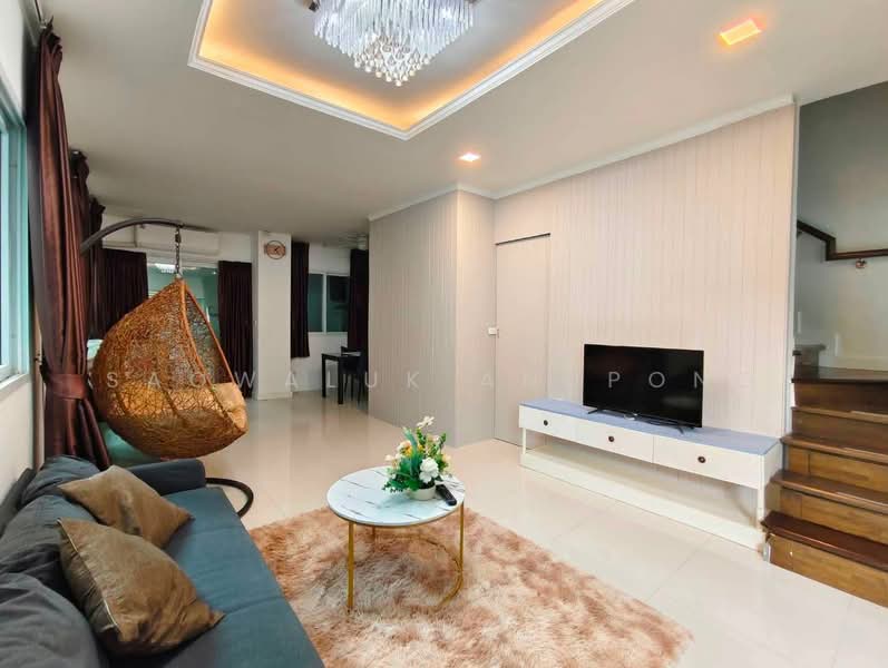Bless Town Srinakarin - Namdang, Samut Prakan, Behind Wat Nam Daeng Road, Bang Kaeo, Bang Plee, Samut Prakan, 3 Bedrooms, 223 sqm, Townhouse For Rent, by Saowaluk Anupong, 500479984 - DDproperty.com