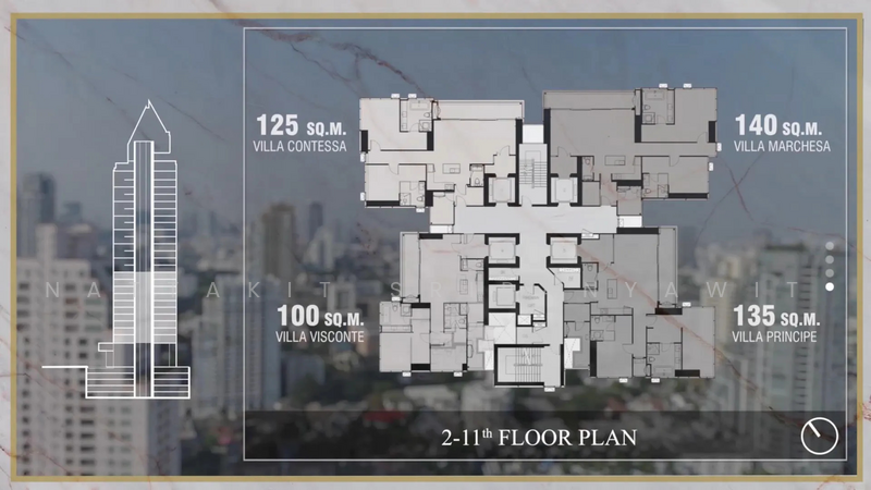 Vittorio 39, Bangkok, 8 Sukhumvit, Khlong Tan Nua, Watthana, Bangkok, 2 Bedrooms, 136 sqm, Condo For Sale, by Nattakit Sripanyawit, 500480065 - DDproperty.com