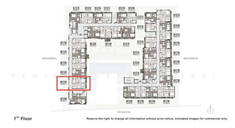 Noble Ambience Sukhumvit 42, Bangkok, 55 Suk Chai Alley, Khong Tan, Khlong Toei, Bangkok, 1 Bedroom, 38 sqm, Condo For Sale, by Pemika Aukkaraleekul, 500480454 - DDproperty.com