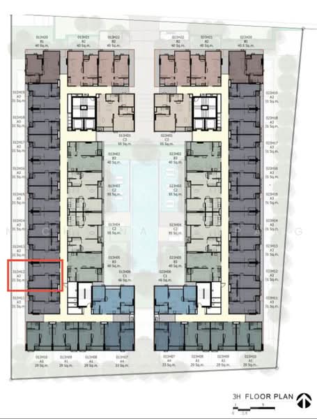 Quintara Treehaus Sukhumvit 42, Bangkok, Soi Bar Bose 2, Sukhumvit 42, Phra Kanong, Khlong Toei, Bangkok, 1 Bedroom, 32 sqm, Condo For Sale, by Nicha Na Lampang, 500481504 - DDproperty.com