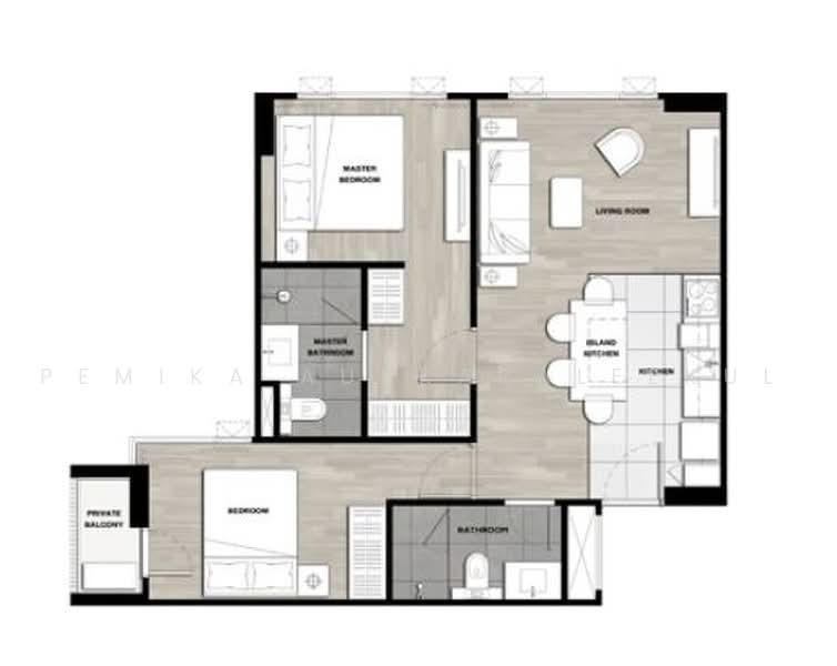 Kara Ari-Rama 6, Bangkok, Rama 6 Road, Samsen Nai, Phaya Thai, Bangkok, 2 Bedrooms, 61 sqm, Condo For Sale, by Pemika Aukkaraleekul, 500481574 - DDproperty.com