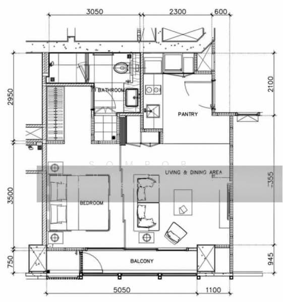 BEATNIQ Sukhumvit 32, Bangkok, Soi Sukhumvit 32, Sukhumvit Road, Khong Tan, Khlong Toei, Bangkok, Studio, 43 sqm, Condo For Rent, by Sompob Buaparungsri, 500481870 - DDproperty.com