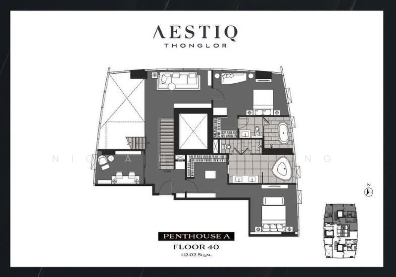 AESTIQ Thonglor : เอสทีค ทองหล่อ, กรุงเทพ, 916 ซ. สุขุมวิท 55, คลองตันเหนือ, วัฒนา, กรุงเทพ, 274 ตร.ม., คอนโด ขาย, โดย Nicha Na Lampang, 500482410 - DDproperty.com