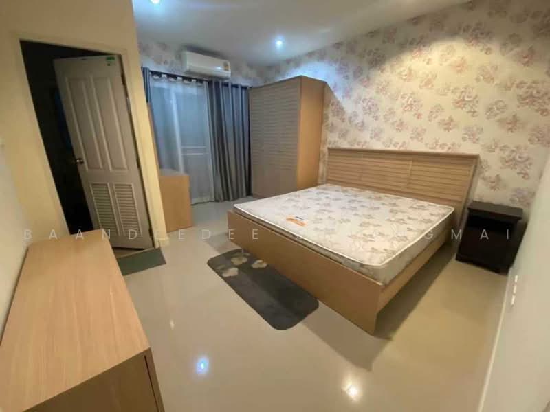 Townhome for rent near Big C Don Chan, Chiang Mai Rental Price: 15,000 THB / month Property No.7H083, Chiang Mai, Tha Sa La, Muang Chiang Mai, Chiang Mai, 2 Bedrooms, 110 sqm, Townhouse For Rent, by Baandeedee Chiangmai, 500482556 - DDproperty.com