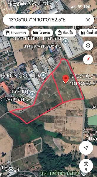 Large plot of land for sale in Bueng Subdistrict, Sriracha, Chon Buri (Pattaya), Bueng, Si Racha, Chon Buri (Pattaya), , 123,200 sqm, Land For Sale, by A House Property Co.,Ltd., 500482831 - DDproperty.com