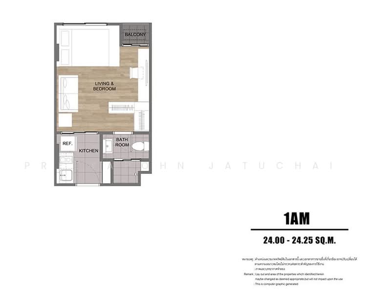 The Muve Bangkhae, Bangkok, 916 Soi Prasarn, Bang Kae Nua, Bang Khae, Bangkok, 1 Bedroom, 24 sqm, Condo For Sale, by Preeyapohn Jatuchai, 500483159 - DDproperty.com