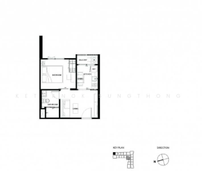 Metris Rama 9-Ramkhamheang, Bangkok, New Rama 9 Road, Hua Mak, Bang Kapi, Bangkok, 1 Bedroom, 30 sqm, Condo For Sale, by Ketkanok Sungthong, 500483375 - DDproperty.com