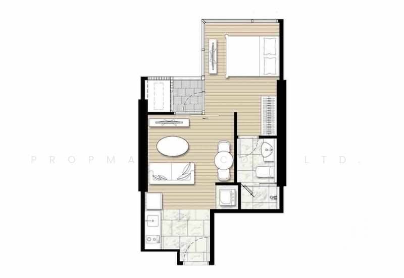 ASHTON Asoke-Rama 9, Bangkok, 469 Asoke-Dindaeng Road, Din Daeng, Bangkok, 1 Bedroom, 35 sqm, Condo For Sale, by PROPMATCH CO., LTD., 500483607 - DDproperty.com