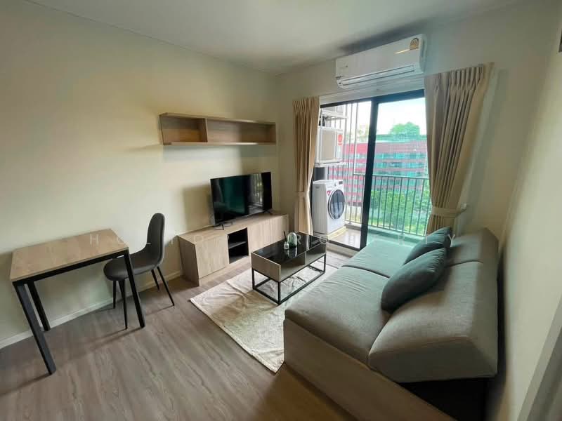 Dcondo Campus Hideaway, Pathum Thani, 345 Khlong Luang - Chiang Rak Road, Khlong Nung, Khlong Luang, Pathum Thani, 1 Bedroom, 33 sqm, Condo For Rent, by Holtop Property, 500483847 - DDproperty.com