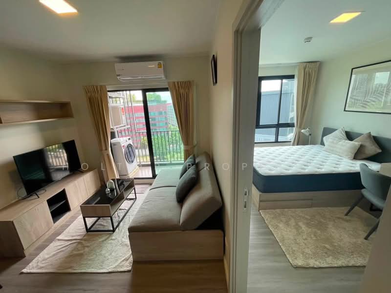 Dcondo Campus Hideaway, Pathum Thani, 345 Khlong Luang - Chiang Rak Road, Khlong Nung, Khlong Luang, Pathum Thani, 1 Bedroom, 33 sqm, Condo For Rent, by Holtop Property, 500483847 - DDproperty.com