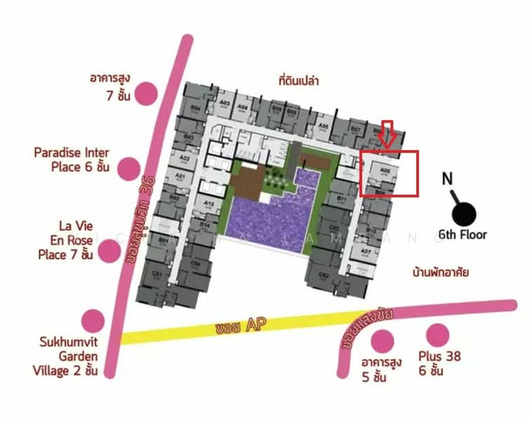 Rhythm Sukhumvit 36-38 : ริทึ่ม สุขุมวิท 36-38, กรุงเทพ, 55 ซอยสุขุมวิท 36 ถนนสุขุมวิท, พระโขนง, คลองเตย, กรุงเทพ, 24 ตร.ม., คอนโด ขาย, โดย Nicha Na Lampang, 500483864 - DDproperty.com